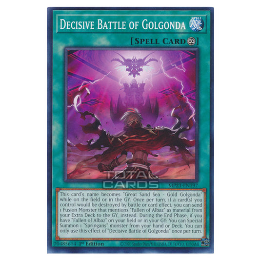 Yu-Gi-Oh! - Dueling Heroes - Decisive Battle of Golgonda (Common) MP23-EN197