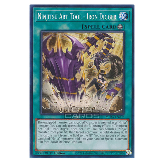 Yu-Gi-Oh! - Dueling Heroes - Ninjitsu Art Tool - Iron Digger (Common) MP23-EN202