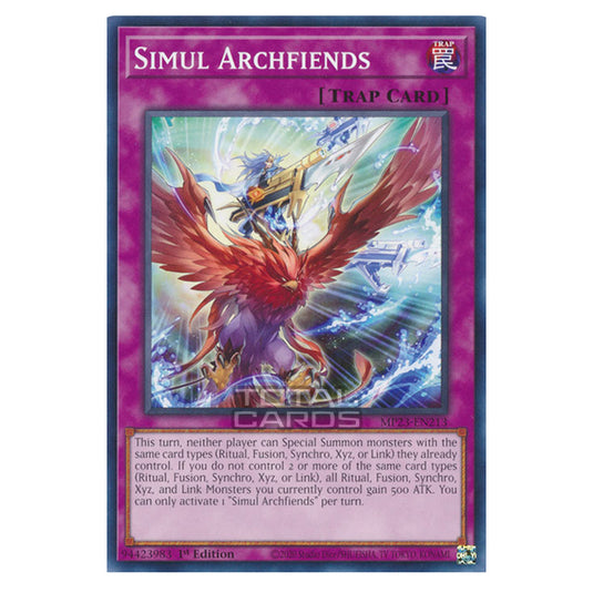 Yu-Gi-Oh! - Dueling Heroes - Simul Archfiends (Common) MP23-EN213