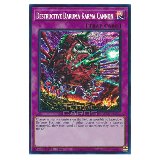 Yu-Gi-Oh! - Dueling Heroes - Destructive Daruma Karma Cannon (Prismatic Secret Rare) MP23-EN217