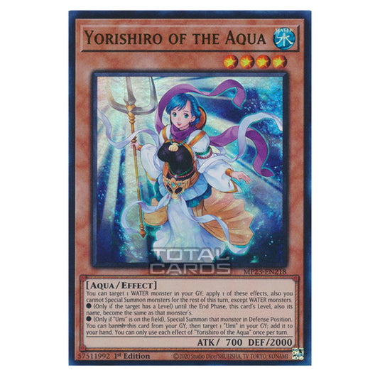 Yu-Gi-Oh! - Dueling Heroes - Yorishiro of the Aqua (Ultra Rare) MP23-EN218