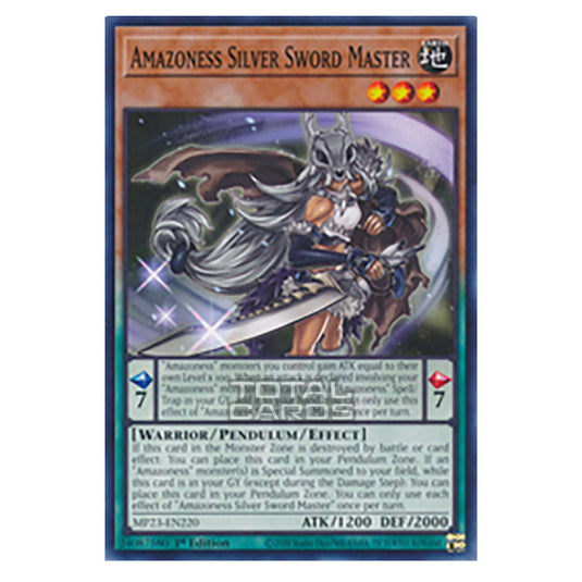 Yu-Gi-Oh! - Dueling Heroes - Amazoness Silver Sword Master (Common) MP23-EN220