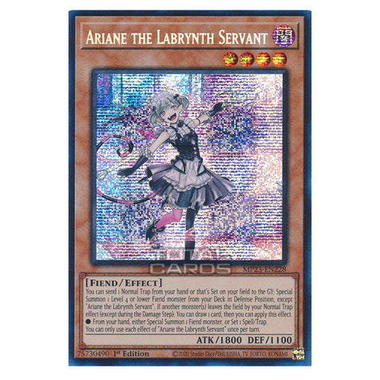 Yu-Gi-Oh! - Dueling Heroes - Ariane the Labrynth Servant (Prismatic Secret Rare) MP23-EN228