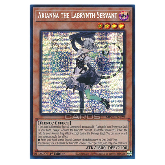 Yu-Gi-Oh! - Dueling Heroes - Arianna the Labrynth Servant (Prismatic Secret Rare) MP23-EN229