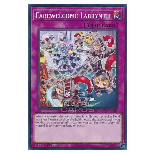 Yu-Gi-Oh! - Dueling Heroes - Farewelcome Labrynth (Common) MP23-EN236