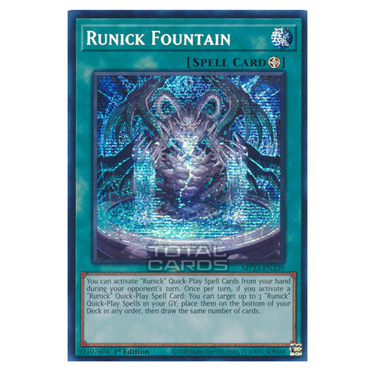 Yu-Gi-Oh! - Dueling Heroes - Runick Fountain (Prismatic Secret Rare) MP23-EN239