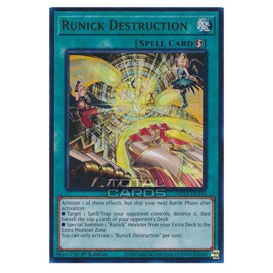 Yu-Gi-Oh! - Dueling Heroes - Runick Destruction (Ultra Rare) MP23-EN243