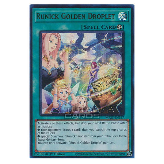 Yu-Gi-Oh! - Dueling Heroes - Runick Golden Droplet (Ultra Rare) MP23-EN247