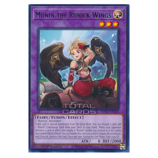Yu-Gi-Oh! - Dueling Heroes - Munin the Runick Wings (Rare) MP23-EN250