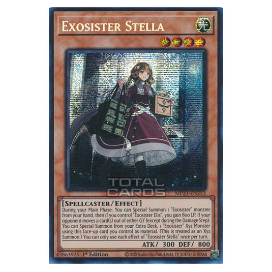 Yu-Gi-Oh! - Dueling Heroes - Exosister Stella (Prismatic Secret Rare) MP23-EN253