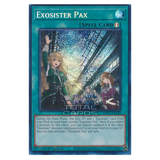 Yu-Gi-Oh! - Dueling Heroes - Exosister Pax (Prismatic Secret Rare) MP23-EN260