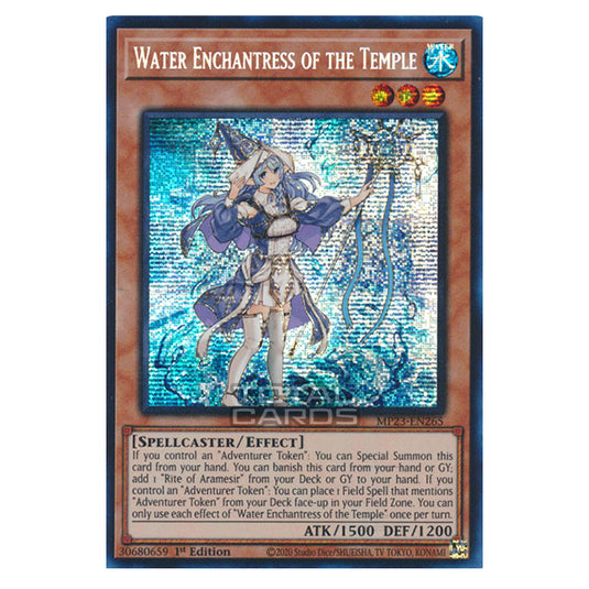Yu-Gi-Oh! - Dueling Heroes - Water Enchantress of the Temple (Prismatic Secret Rare) MP23-EN265