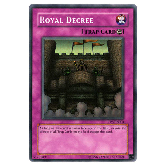 Yu-Gi-Oh! - Tournament Pack 6 - Royal Decree (Super Rare) TP6-EN004 Yu-Gi-Oh! - Tournament Pack 6 - Royal Decree (Super Rare) TP6-EN004