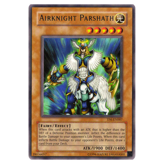 Airknight Parshath TP6-EN007 card from the Yu-Gi-Oh! set Tournament Pack 6