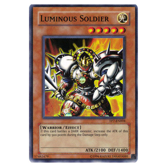 Luminous Soldier TP7-EN004 card from the Yu-Gi-Oh! set Tournament Pack 7