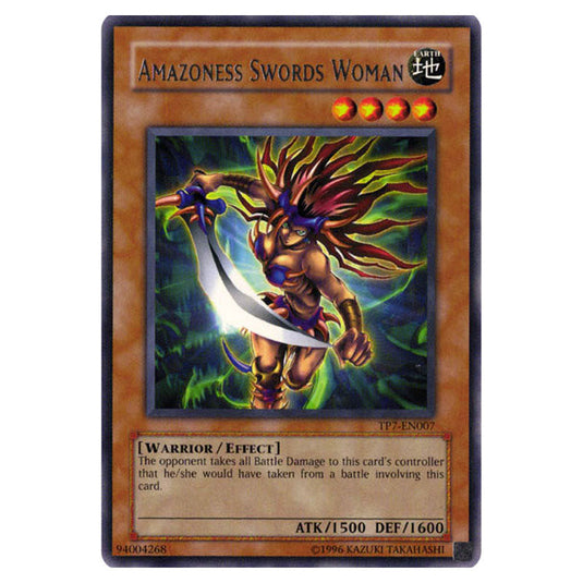 Amazoness Swords Woman TP7-EN007 card from the Yu-Gi-Oh! set Tournament Pack 7