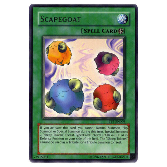Scapegoat TP7-EN009 card from the Yu-Gi-Oh! set Tournament Pack 7