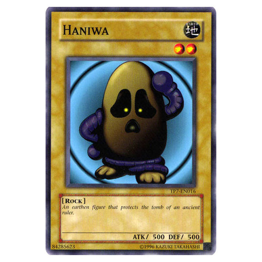 Haniwa TP7-EN016 card from the Yu-Gi-Oh! set Tournament Pack 7