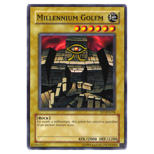 Millennium Golem TP7-EN018 card from the Yu-Gi-Oh! set Tournament Pack 7