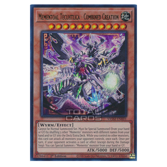 Yu-Gi-Oh! - Valiant Smashers - Mementoal Tecuhtlica - Combined Creation (Ultra Rare) VASM-EN001