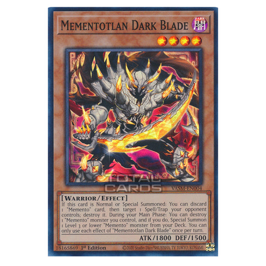 Yu-Gi-Oh! - Valiant Smashers - Mementotlan Dark Blade (Super Rare) VASM-EN004