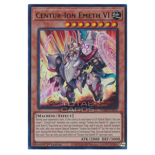 Yu-Gi-Oh! - Valiant Smashers - Centur-Ion Emeth VI (Collector's Rare) VASM-EN018a