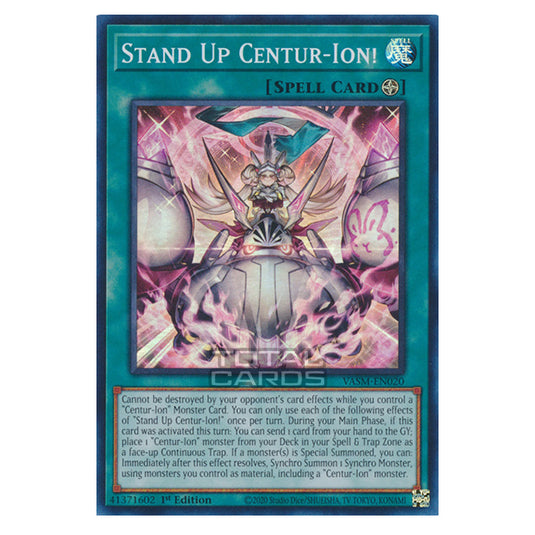 Yu-Gi-Oh! - Valiant Smashers - Stand Up Centur-Ion! (Collector's Rare) VASM-EN020a