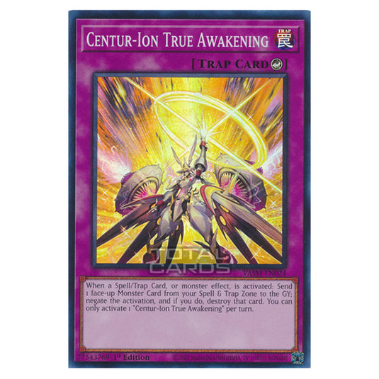 Yu-Gi-Oh! - Valiant Smashers - Centur-Ion True Awakening (Super Rare) Yu-Gi-Oh! - Valiant Smashers - Centur-Ion True Awakening (Super Rare)