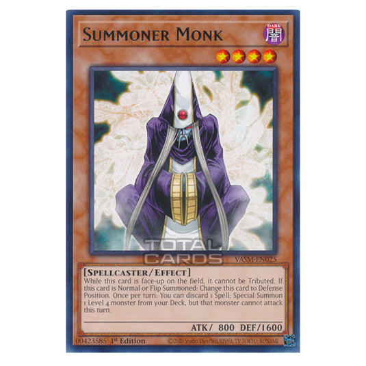 Yu-Gi-Oh! - Valiant Smashers - Summoner Monk (Rare) VASM-EN025