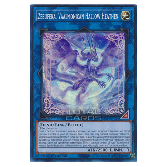Yu-Gi-Oh! - Valiant Smashers - Zebufera, Vaalmonican Hallow Heathen (Super Rare) VASM-EN034