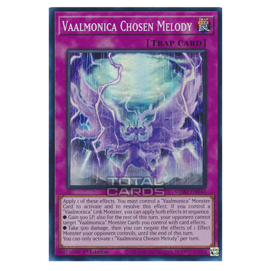 Yu-Gi-Oh! - Valiant Smashers - Vaalmonica Chosen Melody (Super Rare) VASM-EN040