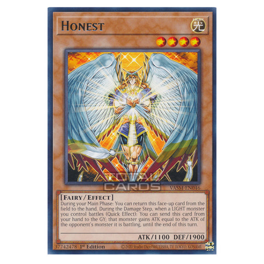 yugioh card honest Yu-Gi-Oh! - Valiant Smashers