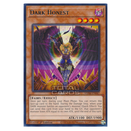 Yu-Gi-Oh! - Valiant Smashers - Dark Honest (Collector's Rare) VASM-EN0 Yu-Gi-Oh! - Valiant Smashers - Dark Honest (Collector's Rare) VASM-EN0