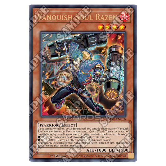 Yu-Gi-Oh! - Wild Survivors - Vanquish Soul Razen (Collector's Rare) WISU-EN016a