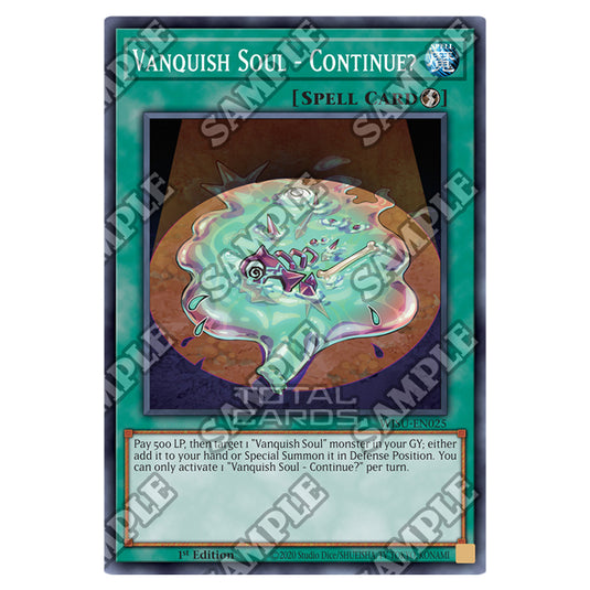 Yu-Gi-Oh! - Wild Survivors - Vanquish Soul - Continue? (Super Rare) WISU-EN025