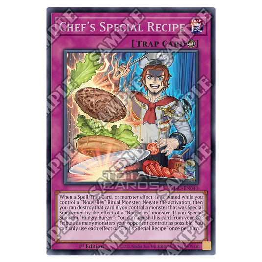 Yu-Gi-Oh! - Wild Survivors - Chef's Special Recipe (Rare) WISU-EN040 Yu-Gi-Oh! - Wild Survivors - Chef's Special Recipe (Rare) WISU-EN040
