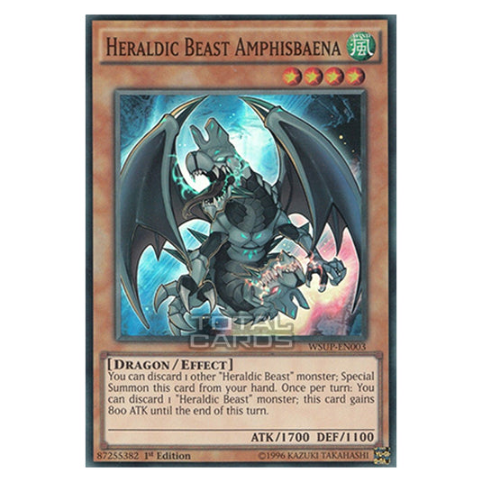 Yu-Gi-Oh! - World Superstars - Heraldic Beast Amphisbaena (Super Rare) WSUP-EN003