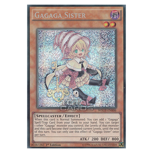 Yu-Gi-Oh! - World Superstars - Gagaga Sister (Prismatic Secret Rare) WSUP-EN006