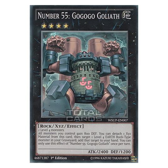 Yu-Gi-Oh! - World Superstars - Number 55: Gogogo Goliath (Super Rare) WSUP-EN007