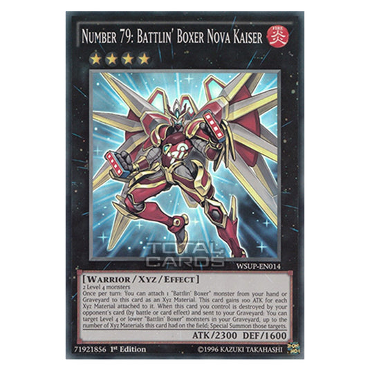 Yu-Gi-Oh! - World Superstars - Number 79: Battlin' Boxer Nova Kaiser (Super Rare) WSUP-EN014