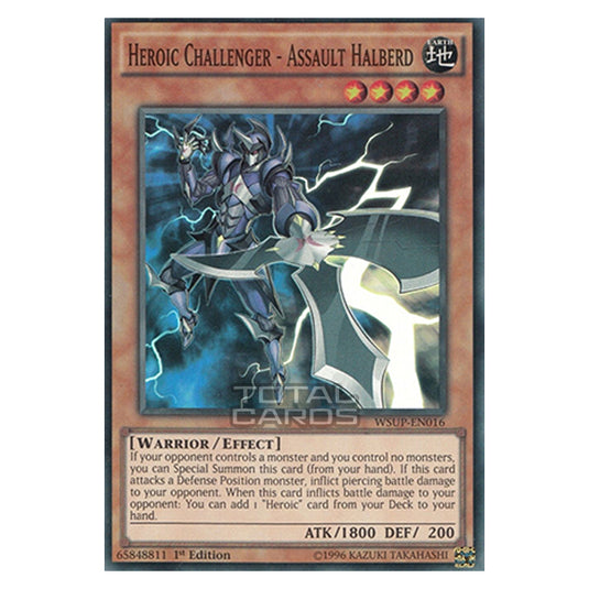 Yu-Gi-Oh! - World Superstars - Heroic Challenger - Assault Halberd (Super Rare) WSUP-EN016