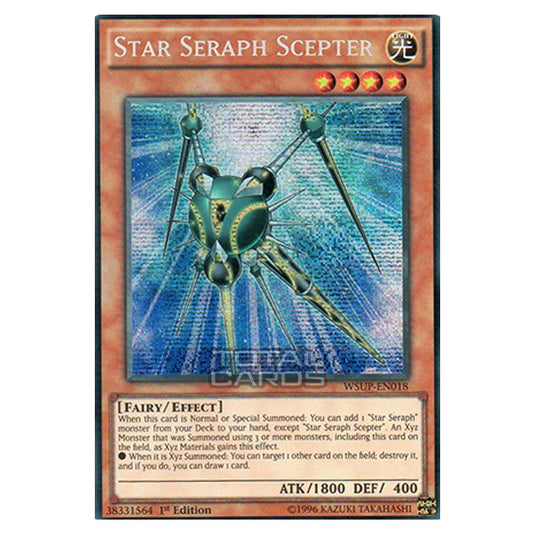 Yu-Gi-Oh! - World Superstars - Star Seraph Scepter (Prismatic Secret Rare) WSUP-EN018