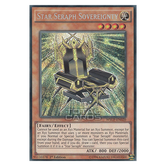 Yu-Gi-Oh! - World Superstars - Star Seraph Sovereignty (Prismatic Secret Rare) WSUP-EN020