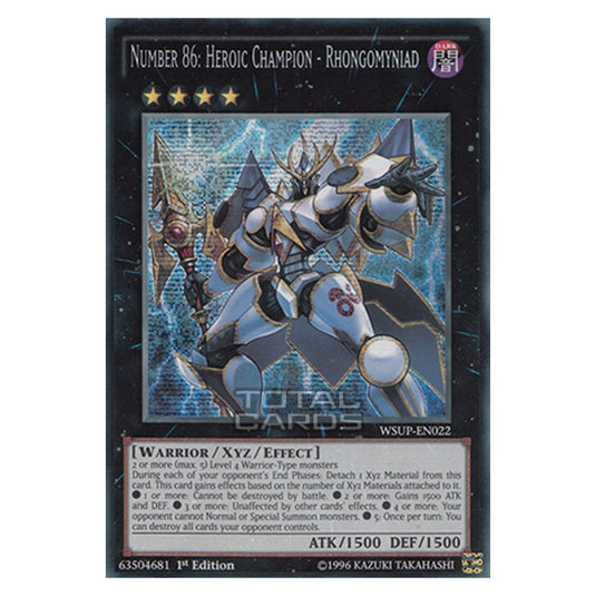 Yu-Gi-Oh! - World Superstars - Number 86: Heroic Champion - Rhongomyniad (Prismatic Secret Rare) WSUP-EN022