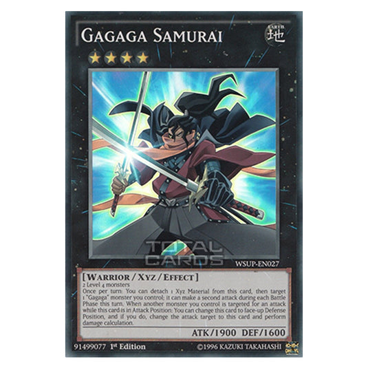 Yu-Gi-Oh! - World Superstars - Gagaga Samurai (Super Rare) WSUP-EN027