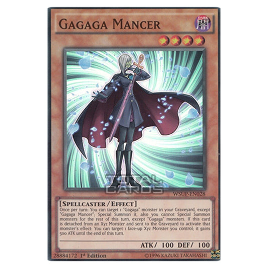 Yu-Gi-Oh! - World Superstars - Gagaga Mancer (Super Rare) WSUP-EN028