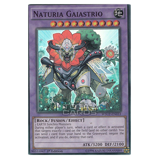 Yu-Gi-Oh! - World Superstars - Naturia Gaiastrio (Super Rare) WSUP-EN033