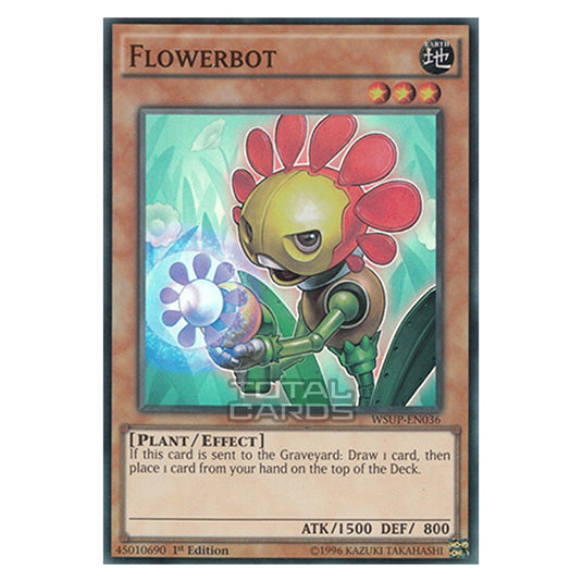 Yu-Gi-Oh! - World Superstars - Flowerbot (Super Rare) WSUP-EN036