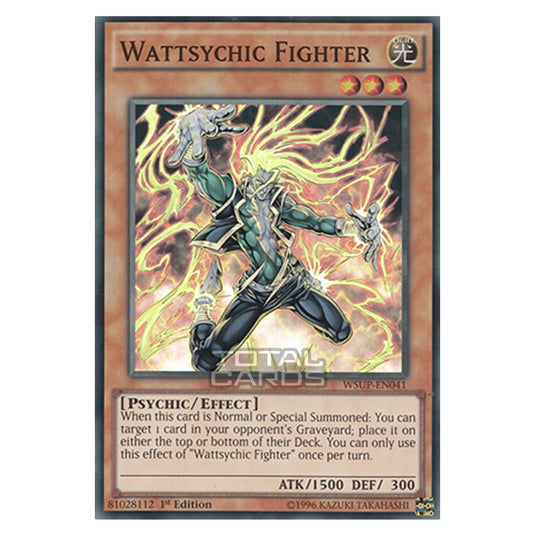 Yu-Gi-Oh! - World Superstars - Wattsychic Fighter (Super Rare) WSUP-EN041