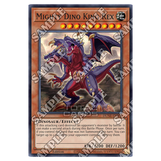 Yu-Gi-Oh! - Duelist Nexus - Mighty Dino King Rex (Super Rare) - DUNE-EN008